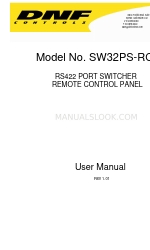 DNF Controls SW32PS-RCP User Manual