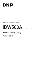 DNP IDW500A Manual de recuperación