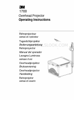 3M Overhead Projector 1700 取扱説明書