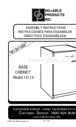 Do+Able Products 12115 Manuale di istruzioni per il montaggio