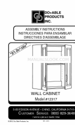 Do+Able Products 12317 Manuale di istruzioni per il montaggio