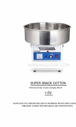 100%Chef SUPER SNACK COTTON Manual