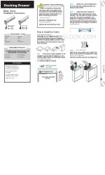 Docking Drawer Blade 1514-1 0 Series Petunjuk Instalasi