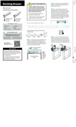 Docking Drawer Blade Duo 1514-2 Series Installation Instructions