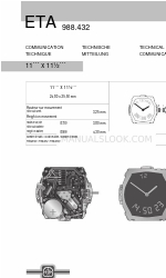 eta 988.432 Communications techniques Manuel de l'utilisateur