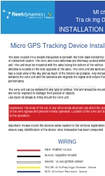 fleetcare fleetdynamics Micro GPS Tracking Device Installationshandbuch