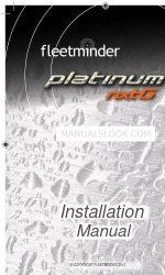 Fleetminder platinum nxtg Installation Manual