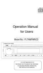 Fleetrite FLTAMFMRCD Operation Manual For User