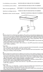 eta 002898000 Supplement To The Instruction Manual