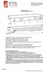 ETA Systems PD11LV Gebruikershandleiding