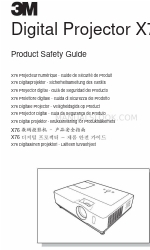 3M X76 - Digital Projector XGA LCD Руководство по безопасности продукции