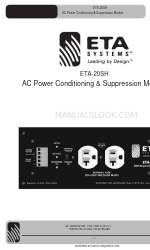 ETA Systems ETA-20SH Manual