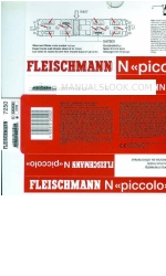 Fleischmann N piccolo 7250 Instructions d'assemblage rapide