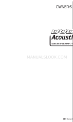 DOD Acoustic 1 소유자 매뉴얼