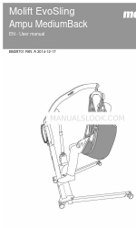 Etac Molift EvoSling Ampu MediumBack 사용자 설명서