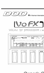 DOD VoFX Manuale d'uso