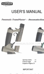 Fletcher-Terry Pneumatic FlexiMaster Manual do utilizador