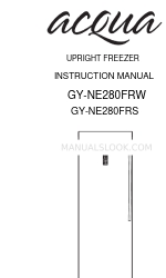 Acqua GY-NE280FRS Manuale di istruzioni