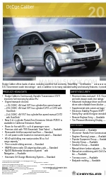 Dodge 2009 Caliber Specyfikacja