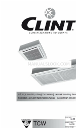 Clint TCW 44 Manuale di installazione, uso e manutenzione