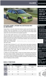 Dodge 2010 Caliber Spécifications