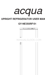 Acqua GY-NE350RF/01 Manual do utilizador