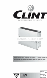 Clint FIW 3R 53 Manual de instruções de instalação, utilização e manutenção