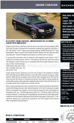 Dodge 2012 Grand Caravan Specifications