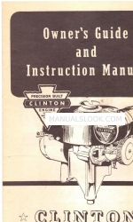 Clinton VS-800 Owner's Manual And Instruction Manual