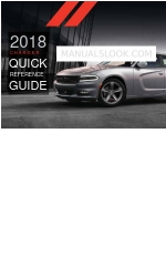 Dodge charger 2018 Quick Reference Manual