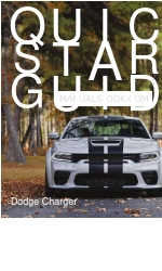 Dodge CHARGER 2022 Snelstarthandleiding