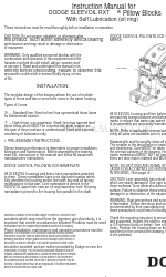 Dodge SLEEVOIL RXT Manual de instruções