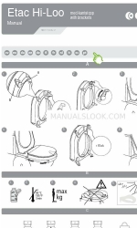 Etac Hi-Loo with brackets 80301065 Handmatig