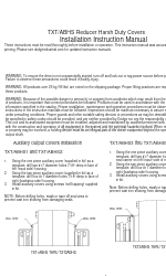 Dodge TXT/ABHS Manuale di istruzioni per l'installazione