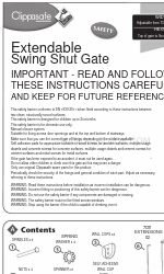 Clippasafe Extendable Swing Shut Gate 132 Snel aan de slag