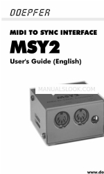 DOEPFER MSY2 Manual do utilizador