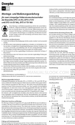 Doepke DFS 4 A EV Інструкція з монтажу та експлуатації