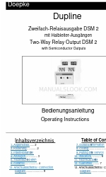 Doepke Dupline DSM 2 Manuale di istruzioni per l'uso