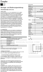 Doepke SIR 8 AN Посібник з монтажу та експлуатації