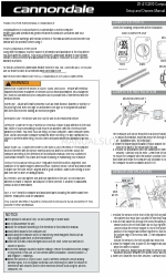 Cannondale 2012 IQ100 Руководство по настройке и эксплуатации