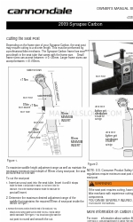 Cannondale Synapse Carbon Suplemen Panduan Pemilik