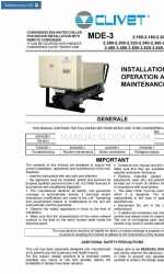 CLIVET C3K0GB-1 Installation, Operation And Maintenance Manual