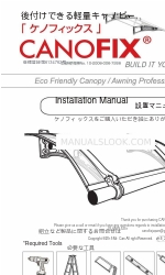 Canofix Eco Friendly Canopy Manuale di installazione