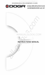 DOGA GX80 Manual de instrucciones