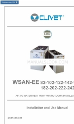 CLIVET WSAN-EE 122 Installation And Use Manual