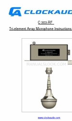 Clockaudio C 303-RF Manuale di istruzioni