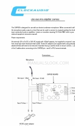 Clockaudio CAP002 Manuale