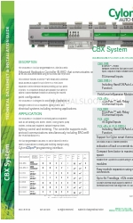 Cylon CBX series Technical Datasheet And Installation Manual