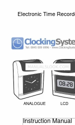 Clocking Systems ANALOGUE 取扱説明書