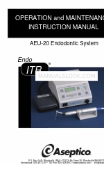 Aseptico AEU-20 Руководство по эксплуатации и техническому обслуживанию
